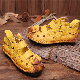 Womens Summer Leather Hollow out Casual Flats Breathable Closed Toe Sandals Esg13403