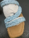 PVC Blowing Lady Shoes Beading Slipper Fashion Style