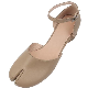  Genuine Leather Retro Split Toe Shoes Summer New Round Toe Chunky Low Heel Fashion Leather Sandals for Women