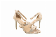  High Heel Open Toe Luxury Leather Lady Sandals Party Dress Women Shoe