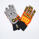  Anti Cut Resistant Impact Safety Cow Split Leather Safety Work Hand Construction Glove CE Certificate for Industry Work