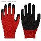  China Wholesale CE 13 Gauge Factory Polyester Nylon Latex Crinkle / Wrinkle Coated Reusable Safety Work Gloves