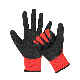  China Anti-Slip Garden/Construction/Industrial Crinkle Latex/Rubber/Polyester Coated Wholesale Price Guante Safety Work/Working Gloves