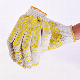  China Wholesale 35-100g/Pair Knitted Cotton Gloves with PVC Dots Household Garden Guantes Safety Work Glove