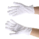 White Cotton Ceremony Nylon/Cotton Uniform Band Parade Jewelry Gloves