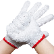  30-80g/Pair White Nylon Knitted Gloves Labor Hand Protection Safety Work Glove for Working