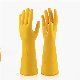  China Wholesale Kitchen/Washing/Cleaning/Fishing Safety Work Glove Insulating Yellow/Latex/Rubber Gloves