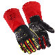  Safety Working Leather Gloves Welding Oil&Gas TPR Impact Protection