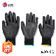  Anti Static 13G Polyester Shell PU Coated Safety Working Gloves with Ce Certification