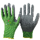  Nmsafety Green Polyester Foam Latex Coated Safety Glove