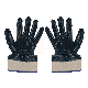 Cotton Heavy Duty Nitrile Gloves with Safety Cuff Working Gloves