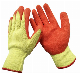  13 Gauge Polyester Knitted Liner Crinkle Latex Palm Coated Protective industrial Gloves