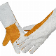 Heat/Fire/Resistant Mitt Oven/Grill/Fireplace/Holder Handling Long Sleeve Leather Welding Gloves