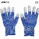 Cheap White PU Finger Coated Safety Work Gloves