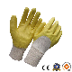  Half Dipped Nitrile Gloves Yellow Color Industrial Work Glove