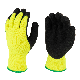  10g Fluorescent Warning Color and Napped Liner Latex Safety Work Glove