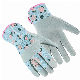 Leather Printing Floral Garden Work Gloves for Household Usage Soft manufacturer