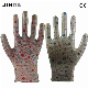  Transparent Nitrile Coated Flower Color Liner Garden Work Gloves (NS403)