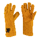  Golden Cow Split Leather Welding Welder Safety Work Glove with Ce Approved