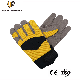  Yellow Microfiber Leather Sports Working Safety Driver Work Gloves for Mens