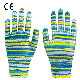  Nitrile Gloves Good Quality Polyester Liner Knitted Yellow&Blue Nitrile Coated Gloves Price