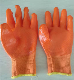  PVC Coated Gloves Liner Orange String Knitted Working Gloves Labor Glove