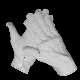  White Traffic Police Parade Uniforms Formal Men Ceremonial Etiquette Army White Nylon Microfiber Military Cotton Gloves