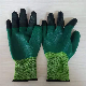 Polyester Knitted Hand Safety PVC Coated Garden Work Gloves