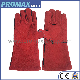 14′ ′ Heat Resistant Red Cow Split Leather Welder Work Gloves