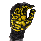  Steel Wire Cut Resistant Glove Anti Slip Sillicone Dotted on Palm