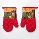  Oven Mitts Heat Resistant 500f, Oven Mitt with Non-Slip Quilted Pattern, Oven Mits Oven Gloves for BBQ, Baking, Cooking