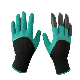  13gague Polyester Lined Crinkle Latex Palm Coated Rubber Dipped Labor Protective Industrial Work Gloves