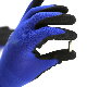  Nylon Fabric Nitrile Palm Coated Security Gloves with Logo