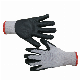  Black Natural T/C Cotton Knit Work Latex Coated Gloves Luvas Guantes, Ideal Use for Warehouse, Gardening, General Purpose