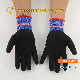  K-173 Polyester Nylon Crinkle Latex Coated Working Labor Protect Industrial Safety Gloves