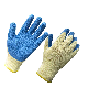  10g Polyester Crinkle Latex Coated Safety Work Gloves Protective Gloves Industrial