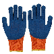  Professional Winter Terry Latex Dipped Gloves Warmth Velvet Latex Foam Non Slip Wear Resistant Safety Winter Work Glove