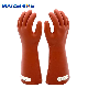  12kv Electrical Insulated Rubber Safety Protective Work Insulating Gloves for Lineman