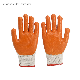 Cheap 10 Gauge White String Knit Orange Latex Dipped Safety Work Nature Latex Coated Gloves