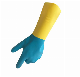  Water Resistant Black Neoprene Rubber BBQ Gloves, Heat Resistant Gloves