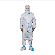  Type 4/5/6 Chemical Protective Coverall with Elasticated Hood Anti-Static Breathable Disposable Coverall