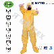  PP Coated PE Waterproof Disposable Fluid Resistant Ultrasonic Sealed Disposable Protective Clothing