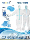  Rtmed Disposable Non Woven Disposable PE Isolation Gown Protective Clothing