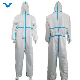  Anti-Spalsh CE Type4/5/6 Disposable Protective Clothing with High Quality