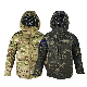 Mens Outdoor Waterproof Soft Shell Hooded Tactical Winter Jacket