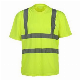  Round-Neck T-Shirt with Reflective Tape
