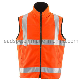  ANSI Class 2 High Visibility Men′s Hi Vis Reversible Softshell Safety Vest with Reflective Tape