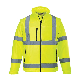 Hi Viz Multi Reflective Softshell Jacket Workwear for Workers