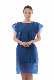  Water-Resistance Disposable Medical Use Isolation Gown with Short Sleeves Hospital Use Disposable Patient Gown