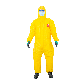  Type 3 Coveralls Acid-Base Protection Double Zipper Cuffs Industrial Protective Suit